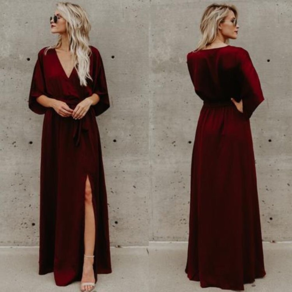 Vici Red Maxi Dress